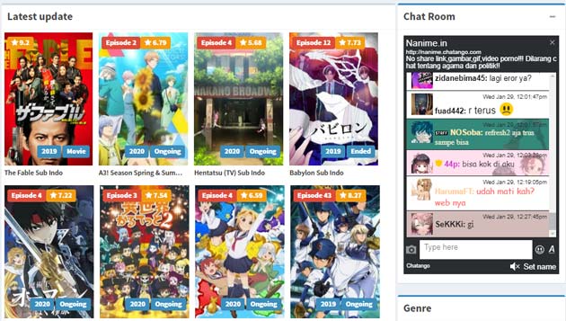 Link Situs Nanime Terbaru + Cara Download Anime Sub Indo