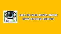 cara cek mata minus online