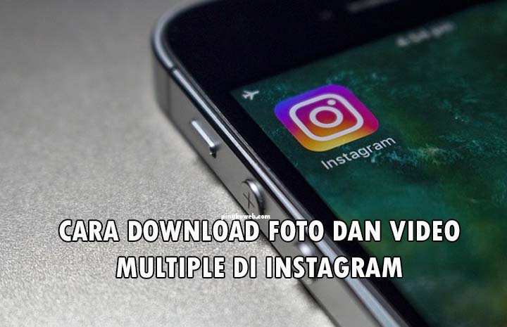 cara download multiple foto dan video di instagram